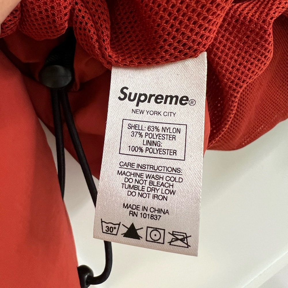 Supreme Orange Half-Zip Jacket - image 3